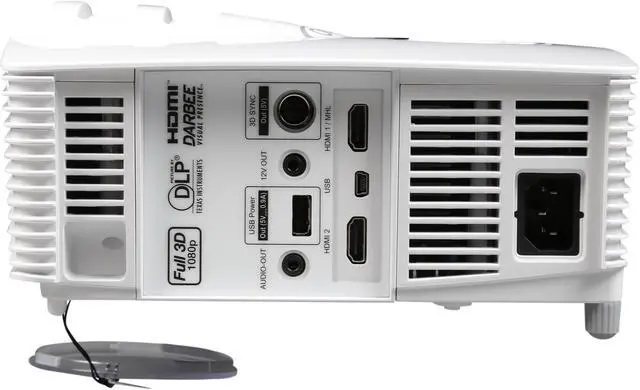 Alt view image 5 of 8 - Optoma HD28DSE 1920 x 1080 3000 lumens Projector 30,000:1