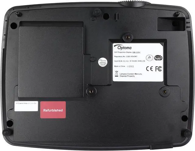 Alt view image 8 of 10 - Optoma Refurbished HD142X 1080p (1920 x 1080) 3000 ANSI Lumens Full 3D Supported DLP Projector 23,000:1