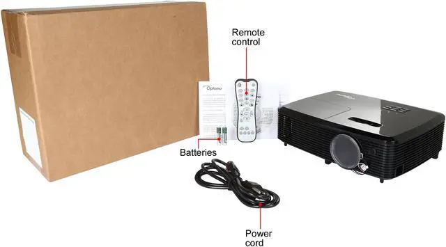Alt view image 10 of 10 - Optoma Refurbished HD142X 1080p (1920 x 1080) 3000 ANSI Lumens Full 3D Supported DLP Projector 23,000:1