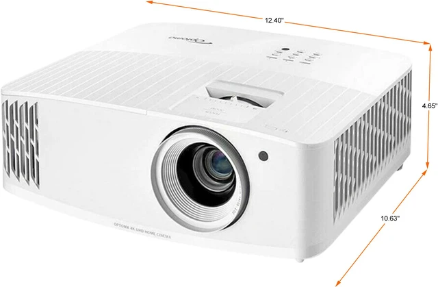 Alt view image 4 of 7 - Optoma UHD38 3840 x 2160 DLP Home Theater Projector 4000 ANSI Lumens 1,000,000:1
