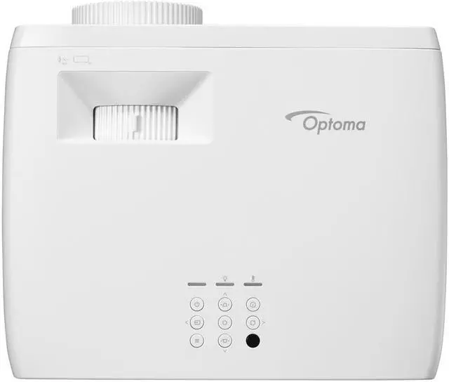 Alt view image 8 of 9 - Optoma ZH450 Eco-friendly compact high brightness Full HD laser projector - White