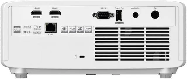 Alt view image 9 of 9 - Optoma ZH450 Eco-friendly compact high brightness Full HD laser projector - White