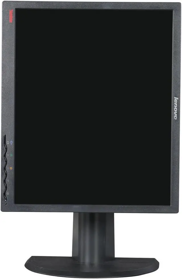 Alt view image 8 of 10 - Refurbished: lenovo ThinkVision L1900p (1P78Y1053) Black 19" 5ms Tilt, swivel, pivot & height adjustable standing LCD Monitor