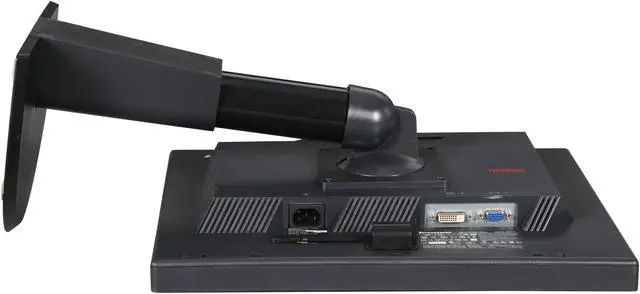 Alt view image 9 of 10 - Refurbished: lenovo ThinkVision L1900p (1P78Y1053) Black 19" 5ms Tilt, swivel, pivot & height adjustable standing LCD Monitor