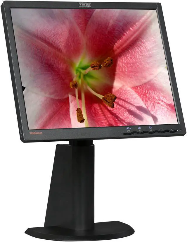 Alt view image 3 of 11 - IBM 17" Flat-panel LCD SXGA LCD Monitor 8 ms D-Sub 9417HB7-AM