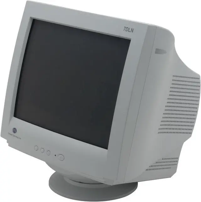 Alt view image 3 of 8 - CTL 7DLN White 17" CRT Monitor 0.27mm Dot Pitch D-Sub