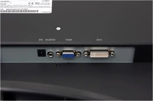 Alt view image 8 of 12 - X2GEN 22" TFT LCD WSXGA+ LCD Monitor 5 ms D-Sub, DVI MW22U