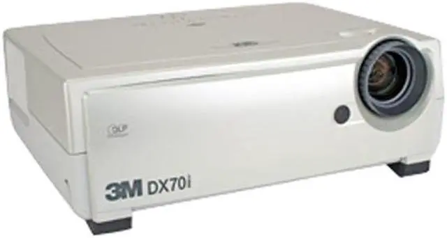 Alt view image 3 of 5 - 3M DX70I XGA 1024x768 4200 Lumens DLP Projector