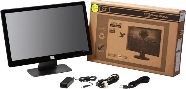 Alt view image 7 of 7 - Famous Brand 23" LCD Monitor 5 ms DisplayPort, HDMI, Dual-link DVI-D TSS-23E10 LED