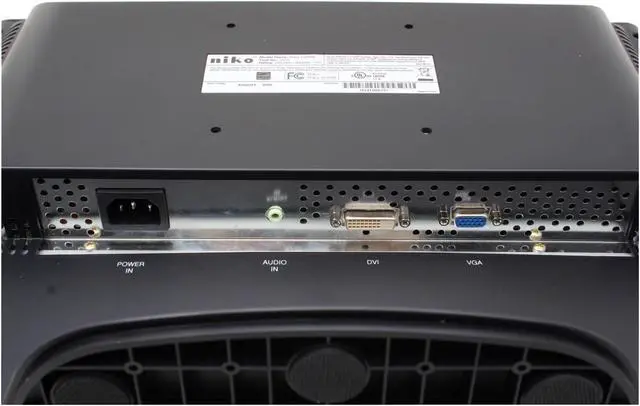 Alt view image 6 of 10 - Niko 19" TFT LCD LCD Monitor 2 ms D-Sub, DVI NIKO-1920W