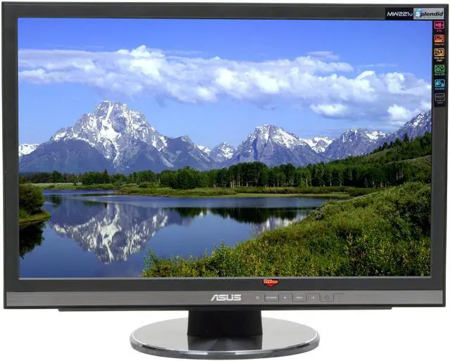 Alt view image 3 of 9 - ASUS 22" WSXGA+ LCD Monitor 2ms (GTG) D-Sub, DVI-D MW221U
