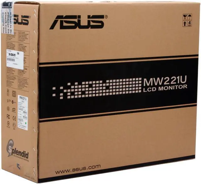 Alt view image 9 of 9 - ASUS 22" WSXGA+ LCD Monitor 2ms (GTG) D-Sub, DVI-D MW221U