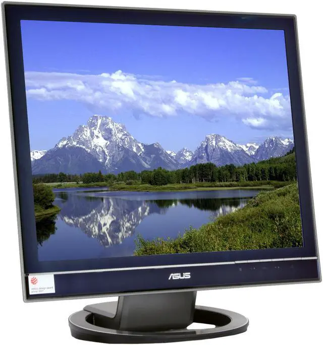 Alt view image 3 of 11 - ASUS LS201 Black 20" 5ms DVI LCD Monitor with 9H Hardness Coating 300 cd/m2 2000:1