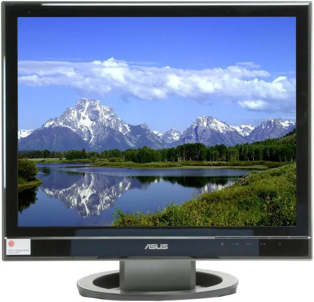 Alt view image 2 of 11 - ASUS LS201 Black 20" 5ms DVI LCD Monitor with 9H Hardness Coating 300 cd/m2 2000:1