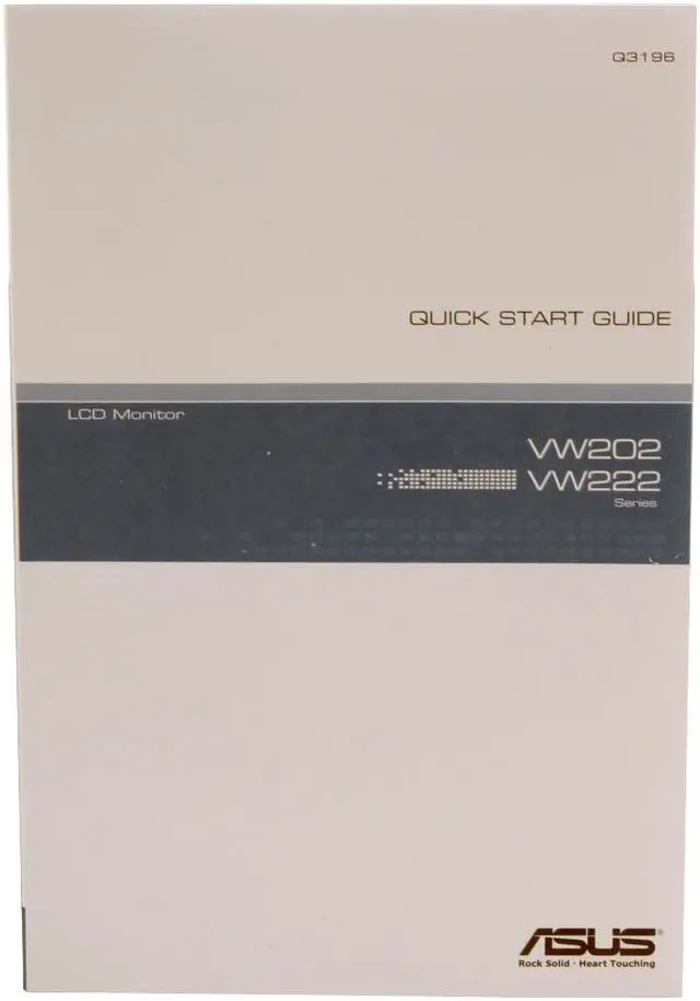 Alt view image 11 of 12 - ASUS 22" WSXGA+ LCD Monitor with HDCP support 2ms(GTG) D-Sub, DVI-D VW222U