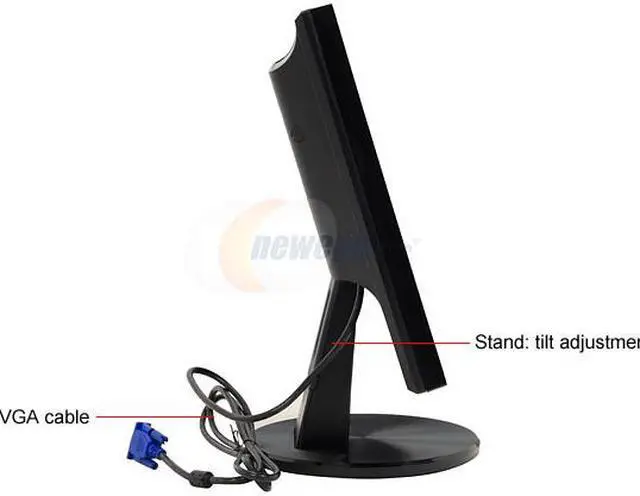 Alt view image 4 of 12 - ASUS 17" SXGA LCD Monitor 5 ms D-Sub VB171D