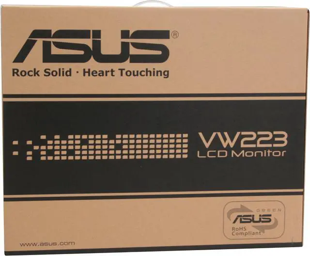 Alt view image 14 of 14 - ASUS 22" WSXGA+ LCD Monitor with EzLink Technology 5 ms D-Sub VW223B