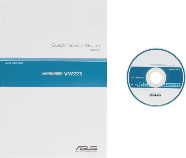 Alt view image 13 of 14 - ASUS 22" WSXGA+ LCD Monitor with EzLink Technology 5 ms D-Sub VW223B