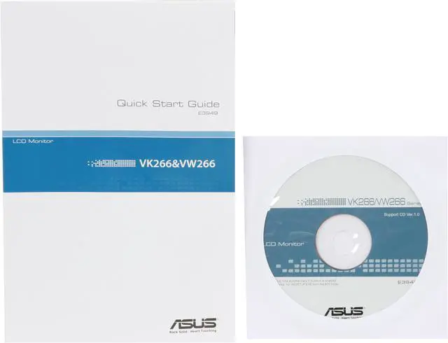Alt view image 13 of 14 - ASUS VK266H Black 25.5" HDMI Widescreen LCD Monitor w/ Built in Speakers 300 cd/m2 1000:1 (ASCR 20000:1 ) w/ Component and SPDIF out Connector