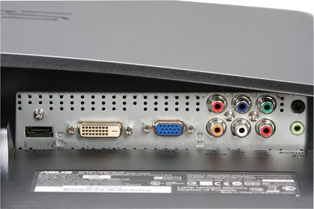 Alt view image 10 of 13 - ASUS VW266H Black 25.5" HDMI Widescreen LCD Monitor 300 cd/m2 1000:1 (ASCR 20000:1) Built in Speakers w/ component connector