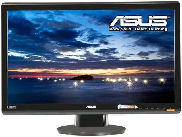 Alt view image 2 of 8 - ASUS 23.6" TN LCD Monitor 5 ms D-Sub, DVI-D, SPDIF out VH242H