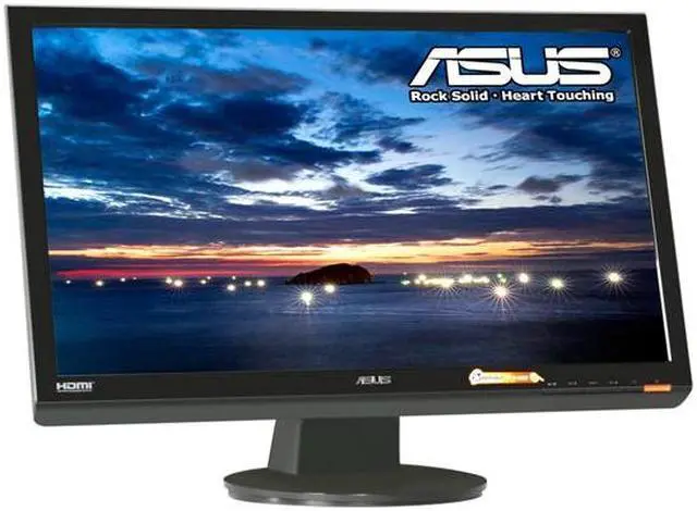Alt view image 3 of 8 - ASUS 23.6" TN LCD Monitor 5 ms D-Sub, DVI-D, SPDIF out VH242H