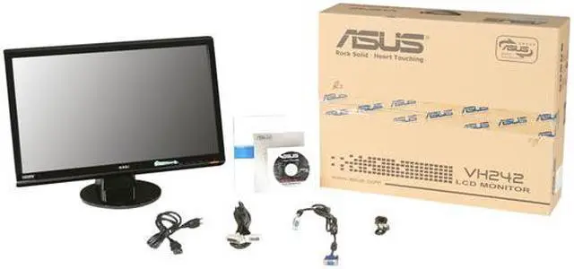 Alt view image 8 of 8 - ASUS 23.6" TN LCD Monitor 5 ms D-Sub, DVI-D, SPDIF out VH242H