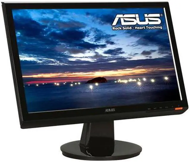 Alt view image 3 of 8 - ASUS 20" LCD Monitor 5 ms D-Sub, DVI-D VH202T