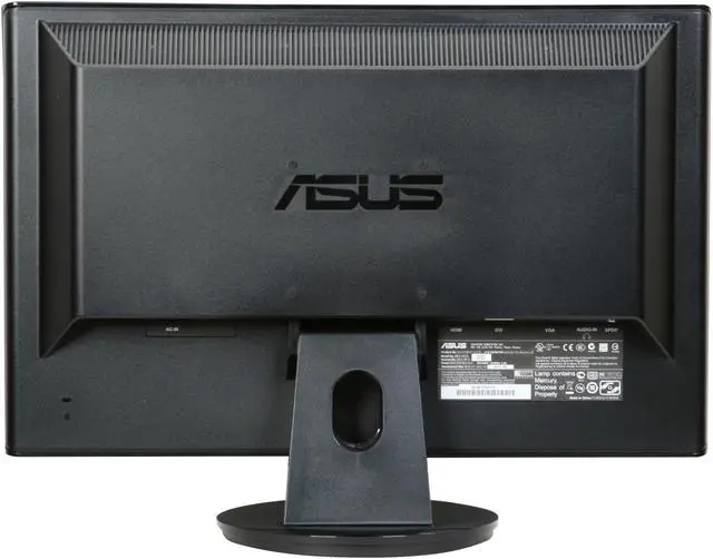 Alt view image 5 of 8 - ASUS VH236H Black 23" Full HD Widescreen LCD Monitor w/ Speakers 300 cd/m2 20000 :1 (ASCR)