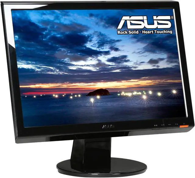 Alt view image 3 of 7 - ASUS 19" WXGA+ LCD Monitor w/HDCP 5 ms D-Sub, DVI-D VH196T