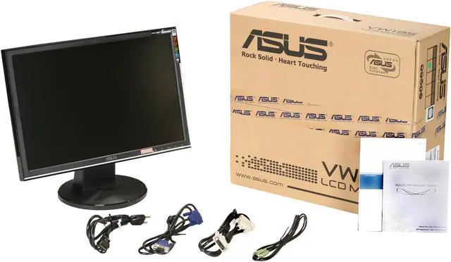 Alt view image 8 of 8 - ASUS 19" TFT LCD WXGA+ LCD Monitor 5 ms D-Sub, DVI-D VW195T-P