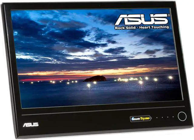 Alt view image 3 of 7 - ASUS MS202N Glossy Piano-Black / White 20" 5ms Ring Stand & Ergo-Fit Widescreen LCD Monitor 250 cd/m2 50000 :1 (ASCR)