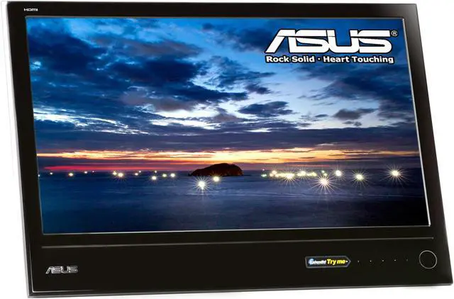 Alt view image 3 of 7 - ASUS MS236H Glossy Black / White 23" Ring stand and Ergo-fit technology Widescreen LCD Monitor  w/HDMI 250 cd/m2 ASCR 50000:1