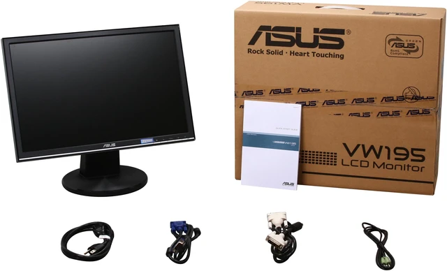 Alt view image 8 of 8 - ASUS 19" WXGA+ LCD Monitor 5 ms D-Sub, DVI-D VW195TAA