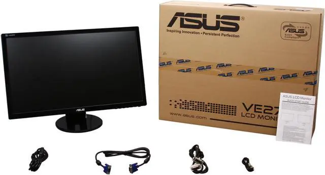 Alt view image 8 of 8 - ASUS VE276Q Black 27" 1920X1080 Full HD HDMI Widescreen LCD Monitor w/Display Port & Speakers   300 cd/m2 100,000 :1 (ASCR)