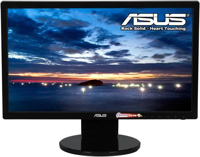 Alt view image 2 of 8 - Asus VE205T Black 20" 5ms 1600 x 900 WideScreen LCD Monitor w/Speakers 250 cd/m2 50000 :1 (ASCR)