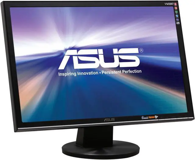 Alt view image 3 of 8 - Asus VW226T-TAA 22" 1680x1050 WideScreen LCD Monitor Built-in Speakers 50000 :1 250 cd/m2