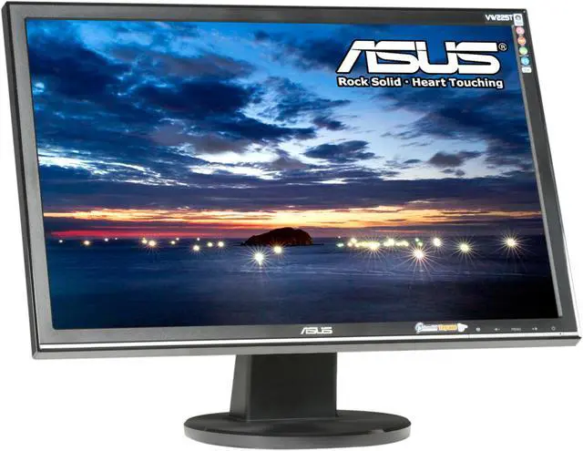 Alt view image 3 of 8 - ASUS 22" WSXGA+ LCD Monitor 5 ms D-Sub, DVI-D VW225T