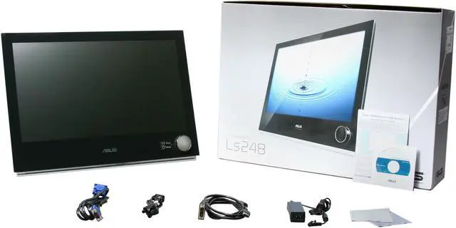 Alt view image 7 of 7 - Asus LS248H 23.6" 1920X1080  2ms Full HD LED BackLight LED Monitor Slim Design 300 cd/m2 10,000,000 :1 (ASCR)