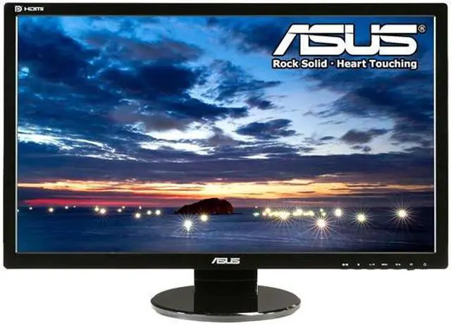 Alt view image 2 of 8 - ASUS VE278Q 27" Full HD 1920 x 1080 HDMI VGA DisplayPort DVI-D Built-in Speakers HDMI LED Backlight LCD Monitor
