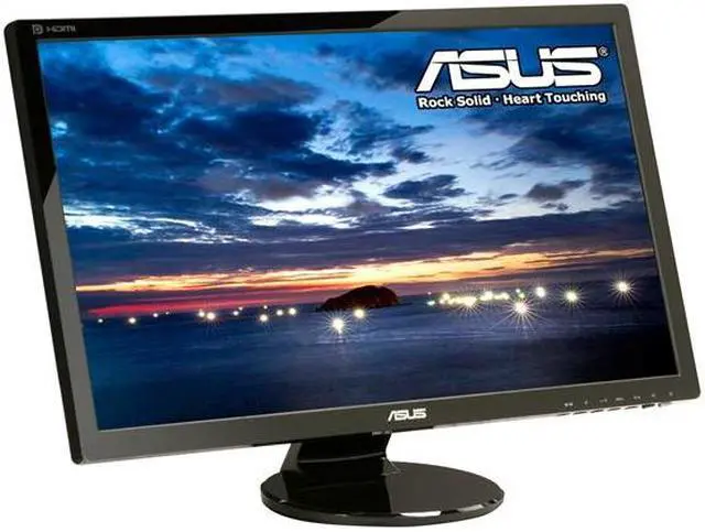 Alt view image 3 of 8 - ASUS VE278Q 27" Full HD 1920 x 1080 HDMI VGA DisplayPort DVI-D Built-in Speakers HDMI LED Backlight LCD Monitor