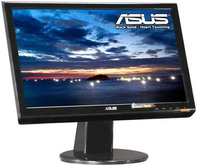 Alt view image 3 of 8 - ASUS VH197D Black 18.5" 1366 x 768 5ms   LED Backlight Widescreen LCD Monitor  250 cd/m2 ASCR 10,000,000 :1
