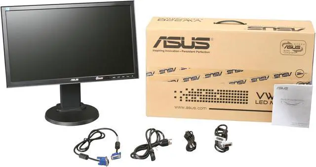 Alt view image 9 of 9 - ASUS VW228TLB Black 21.5" 5ms Height, Swivel, Pivot & Tilt Adjustable Full HD LED BackLight LCD Monitor w/USB & Speakers 250 cd/m2  10,000,000:1
