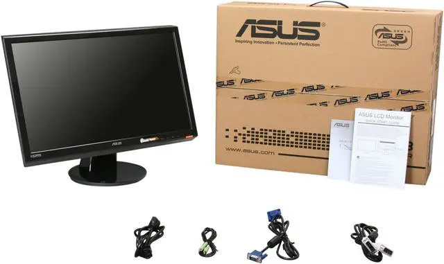 Alt view image 8 of 8 - Asus VH238H Black 23" Full HD HDMI LED Backlight LCD Monitor w/Speakers 250 cd/m2 ASCR 50,000,000:1