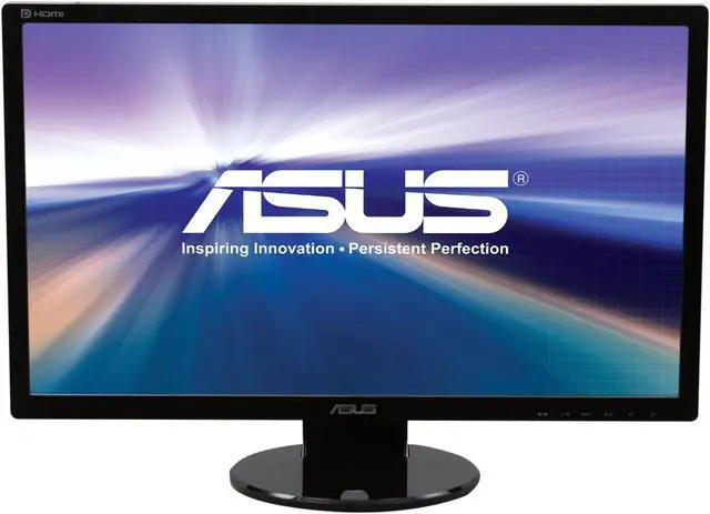 Alt view image 2 of 8 - ASUS  VE258Q Black 25" HDMI LED Backlight Widescreen LCD Monitor w/Display Port & Speakers 250 cd/m2 50,000,000:1 ASCR