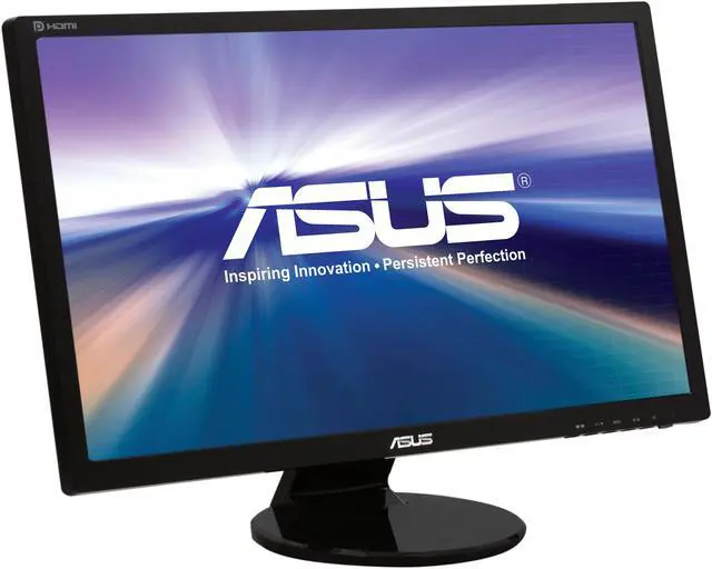 Alt view image 3 of 8 - ASUS  VE258Q Black 25" HDMI LED Backlight Widescreen LCD Monitor w/Display Port & Speakers 250 cd/m2 50,000,000:1 ASCR