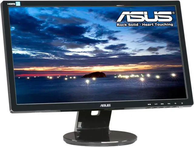 Alt view image 3 of 8 - ASUS VE228H Black 21.5" 5ms LED Backlight Widescreen LCD Monitor 250 cd/m2 ASCR 10,000,000:1 W/ Speakers