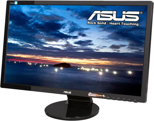 Main image of ASUS 24" LCD Monitor 5 ms D-Sub, DVI-D, HDMI VE245H