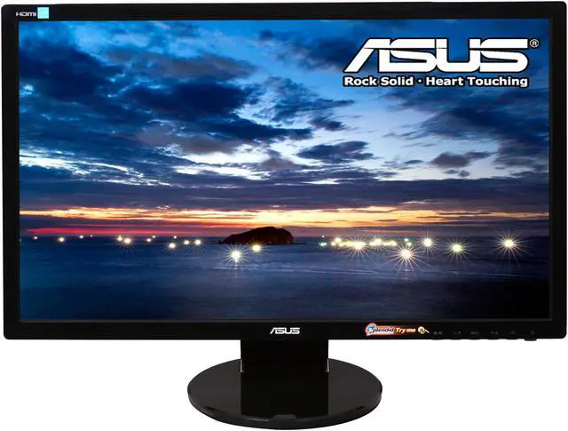 Alt view image 2 of 8 - ASUS 24" LCD Monitor 5 ms D-Sub, DVI-D, HDMI VE245H