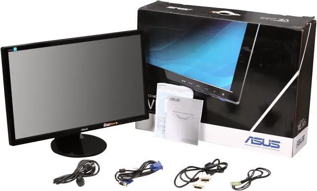 Alt view image 8 of 8 - ASUS 24" LCD Monitor 5 ms D-Sub, DVI-D, HDMI VE245H